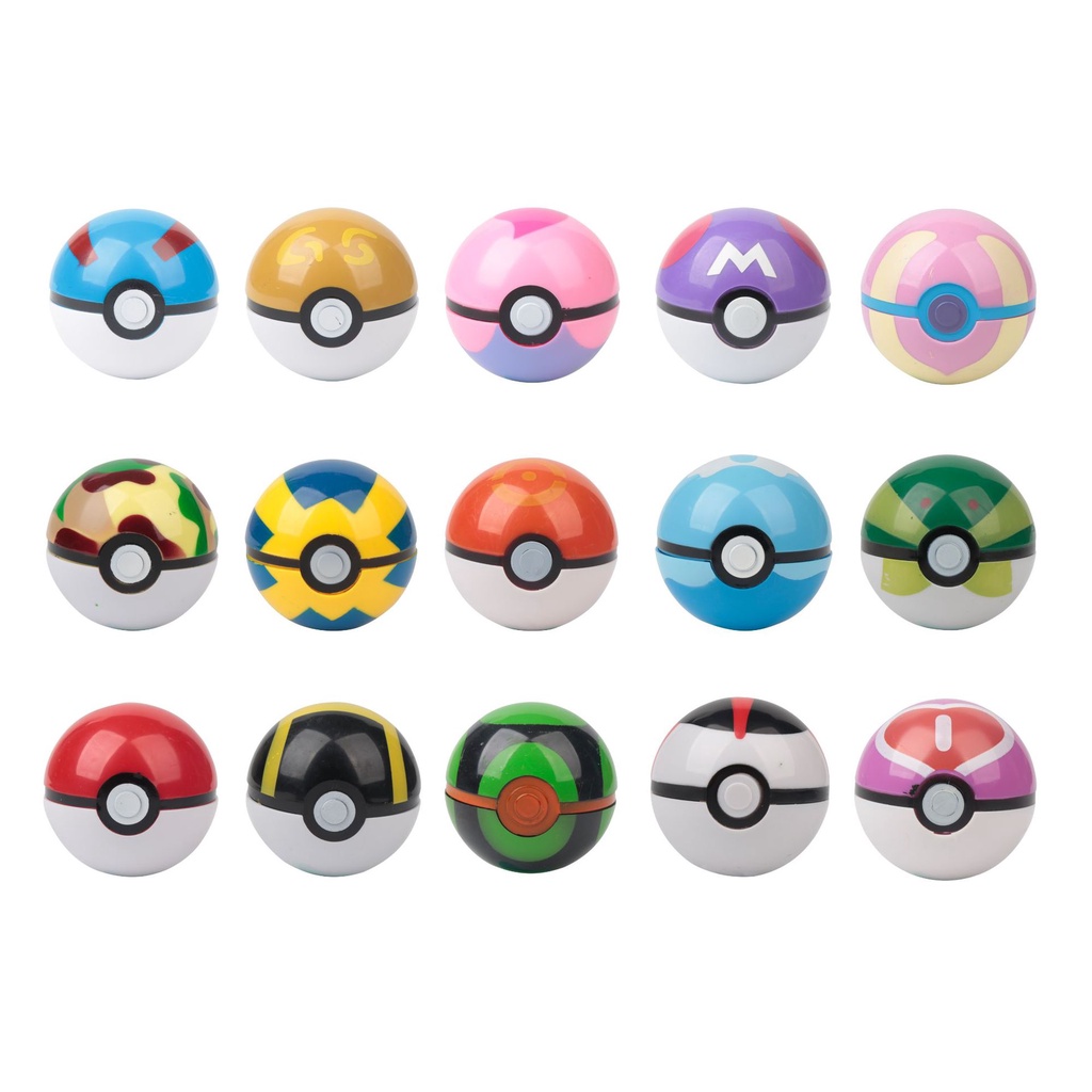 7 ซม. Poké Ball ของเล่น Pokémon Pokémon Master Ball Super Ball Stunt Ball Moon Ball Ordinary Ball ตุ