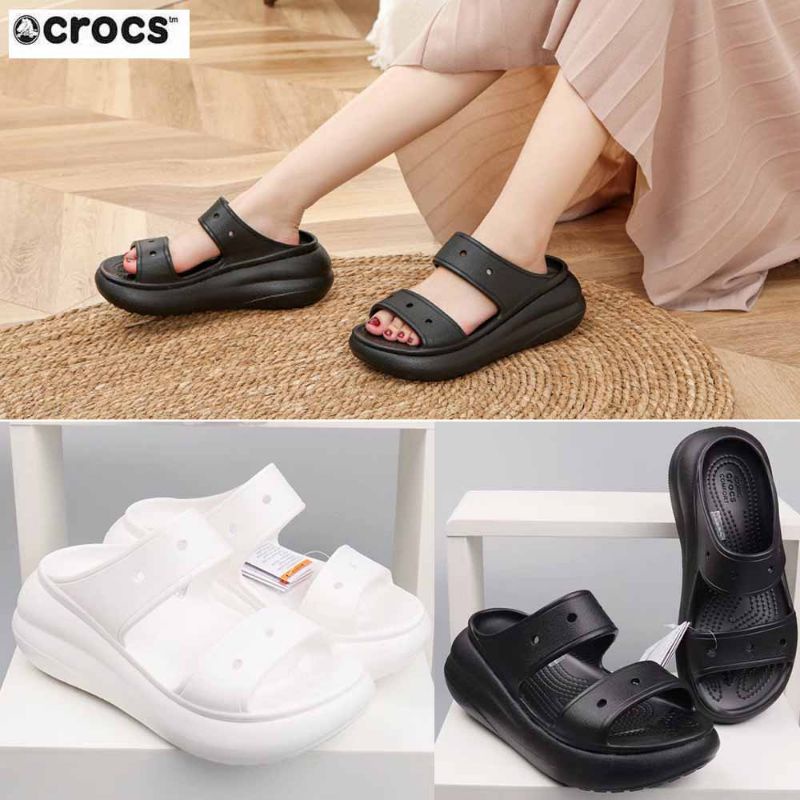 Crocs Bae Slide / รองเท้าแตะ Crocs Classic Crus / รองเท้าแตะผู้หญิง รองเท้าแตะ Crocs crush