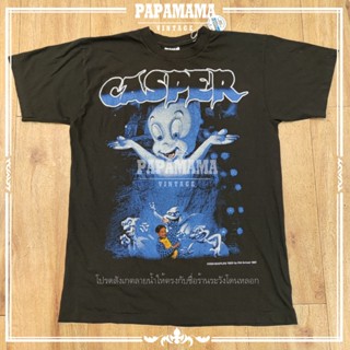 [ CASPER ] The MOVIE PROMO SHIRTเสื้อการ์ตูน เสื้อหนัง แคสเปอร์ เสื้อวินเทจ papamama vintage