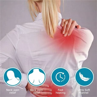จัดส่งจากกรุงเทพฯ 57 * 43 ซม.ไฟฟ้าเครื่องทําความร้อน Pad ไฟฟ้าความร้อน Pad WARM Mat ขนาดใหญ่ความร้อนผ้าห่มไหล่คอกลับผ้าคลุมไหล่ห่อบรรเทาอาการปวด