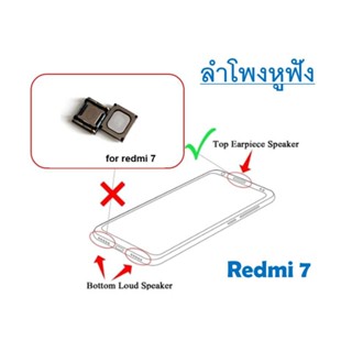 ลำโพงหูฟัง  Redmi  7