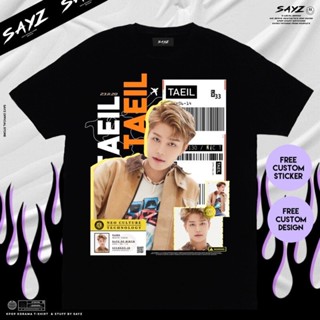 เสื้อยืดแฟชั่น Kaos Moon Taeil NCT 2023 Departure Ver NCT U NCT 127 Kaos Kpop เกาหลี StyleStreetwear ผู้ชาย T เสื้อผู้หญ