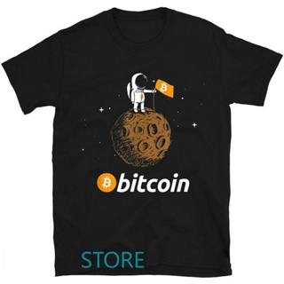 [COD]เสื้อยืด พิมพ์ลายนักบินอวกาศ BTC Crypto to the Moon Featuring IEihnd56NOkebn30 สไตล์คลาสสิก