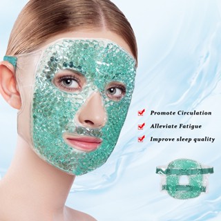 Ice Gel Face Mask Anti Wrinkle Relieve Fatigue Skin Firming Spa Hot Cold Therapy Ice Pack Cooling Massage Beauty Skin Ca