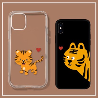 Little tiger เคสไอโฟน iPhone Xr Xs X max เคสมือถือ 8พลัส 12 14 13 pro max 11 pro 7 8 เคส 8plus นิ่ม 7plus TPU cover ใส