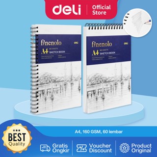 Deli สมุดร่างภาพ A4 160GSM 60 แผ่น EC27X