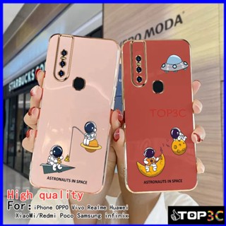  เคส Vivo V15 V20 SE V21 5G V17 V15 Pro V20 Pro เคสโทรศัพท์มือถือ ลายดาวอวกาศ Nasa สําหรับ XQ