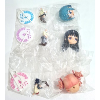 [แท้/ไม่มีกล่อง] มินิฟิกเกอร์ Homura,  Madoka และ Sayaka จาก Madoka Magica (มาโดกะ) Kyun Chara