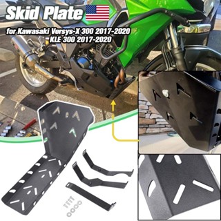 Ultrasupplier Versys X 300 KLE 300 กรอบป้องกันเครื่องยนต์ กันลื่น สําหรับ Kawasaki Versys-X 300 X300 KLE300 2017-2022