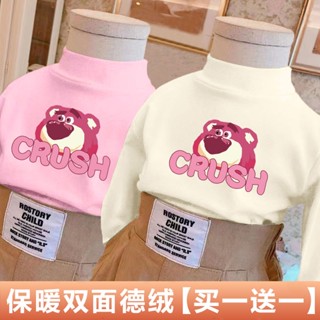 ❀Qinzibao❀พร้อมส่ง ใหม่ เสื้อท็อป ผ้ากํามะหยี่ แบบหนา ให้ความอบอุ่น สไตล์เยอรมัน แฟชั่นฤดูใบไม้ร่วง และฤดูหนาว สําหรับเด็กผู้หญิง 2022