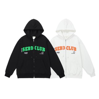 spaceboy สเวตเตอร์ฮู้ด “ Sebd club ” hood sweater [W2512]