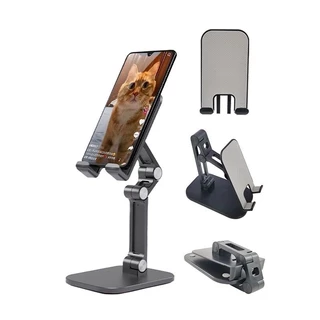 ที่วางแท็บเล็ตขาตั้งโทรศัพท์มือถือ F18 Folding Holder รุ่นใหม่ พับเก็บได้ ยืด-หดได้ ใช้กับมือถือทุกรุ่น