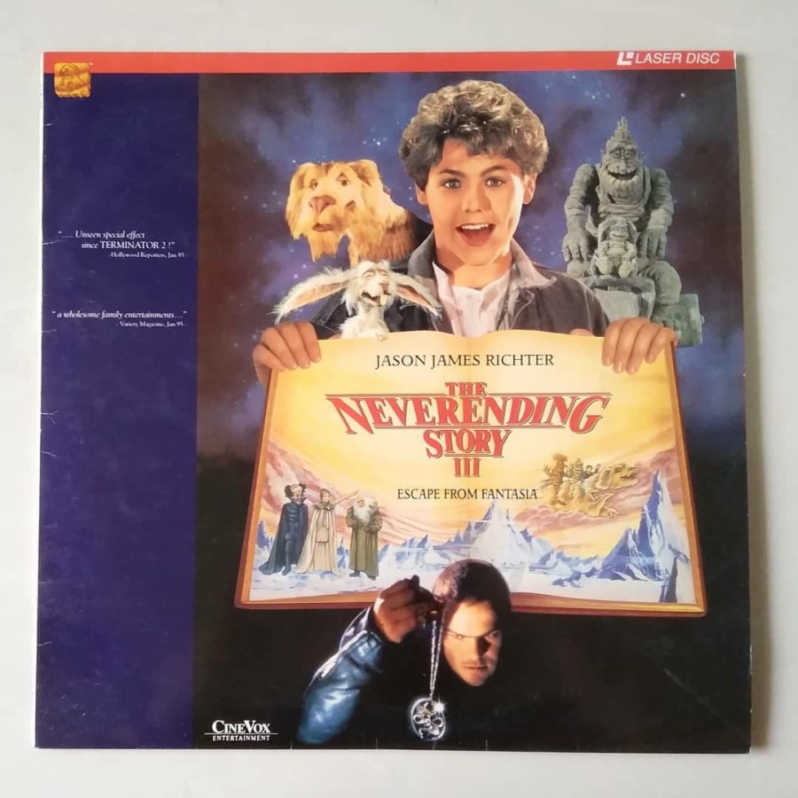 Laser Disc - The Never Ending Story III