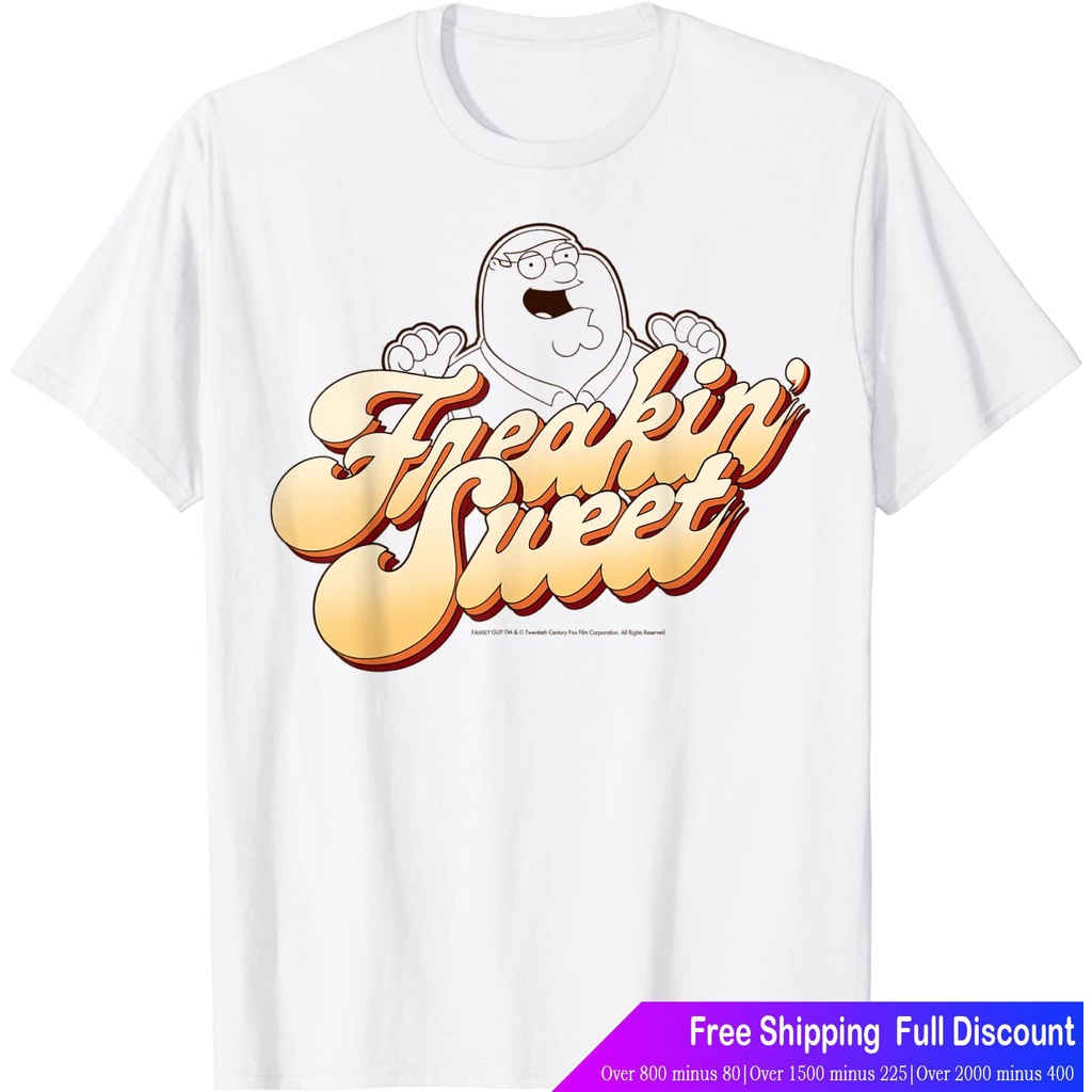 เสื้อยืดผู้ชาย Family Guy Family Guy Peter Griffin FreakinSweet เสื้อยืด Family Guy เสื้อยืดคอกลม