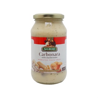 Carbonara pasta sauce 480g - San Remo