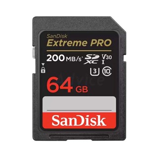 64GB SD Card SANDISK Extreme Pro SDSDXXU-064G-GN4IN (200MB/s.)