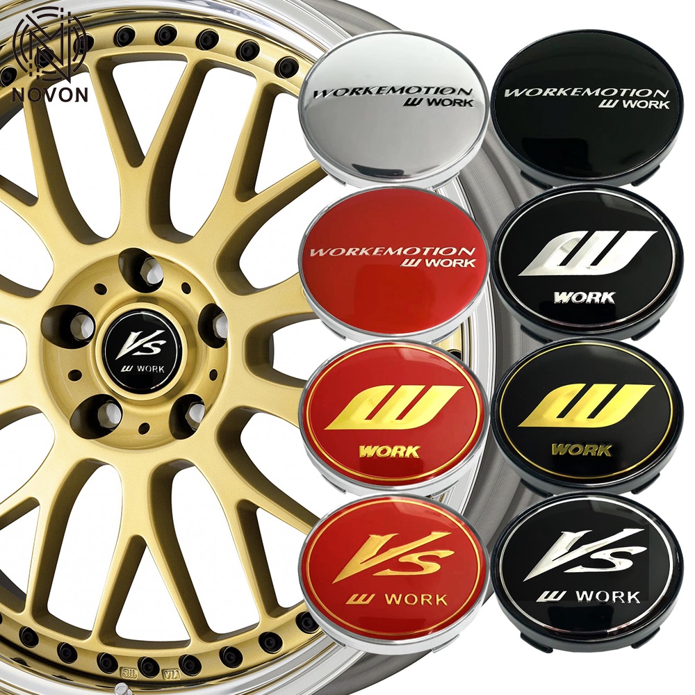 1pc 60mm Work ฝากลาง Work EMOTION ฝาครอบดุมล้อ ฝาครอบศูนย์ดุมล้อ ฝาครอบกันฝุ่น เส้นผ่านศูนย์กลางภายน