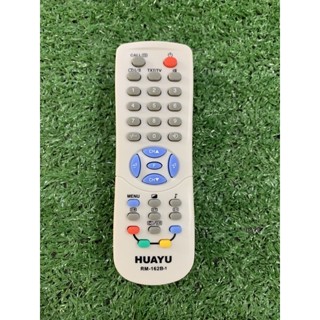 รีโมท TV HUAYU รุ่น RM-162B-1 ตามภาพใส่ถ่านใช้งานได้เลย