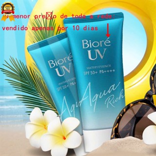 Biore ครีมกันแดด UV Aqua Rich Watery Gel Spf50 ไวท์เทนนิ่งมอยส์เจอร์ไรเซอร์ สําหรับทุกเพศ (50 กรัม / มล.)【พร้อมส่ง】