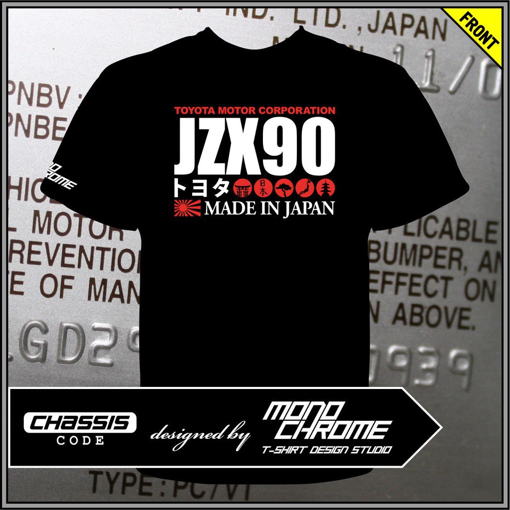 เสื้อยืดผู้ชาย Toyota JZX90 Chaser Cresta Mark II 1JZ-GTE