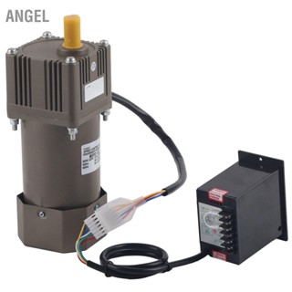 Angel มอเตอร์เกียร์ซิงโครนัส Ac 220V 90W เฟสเดียว ปรับความเร็วได้