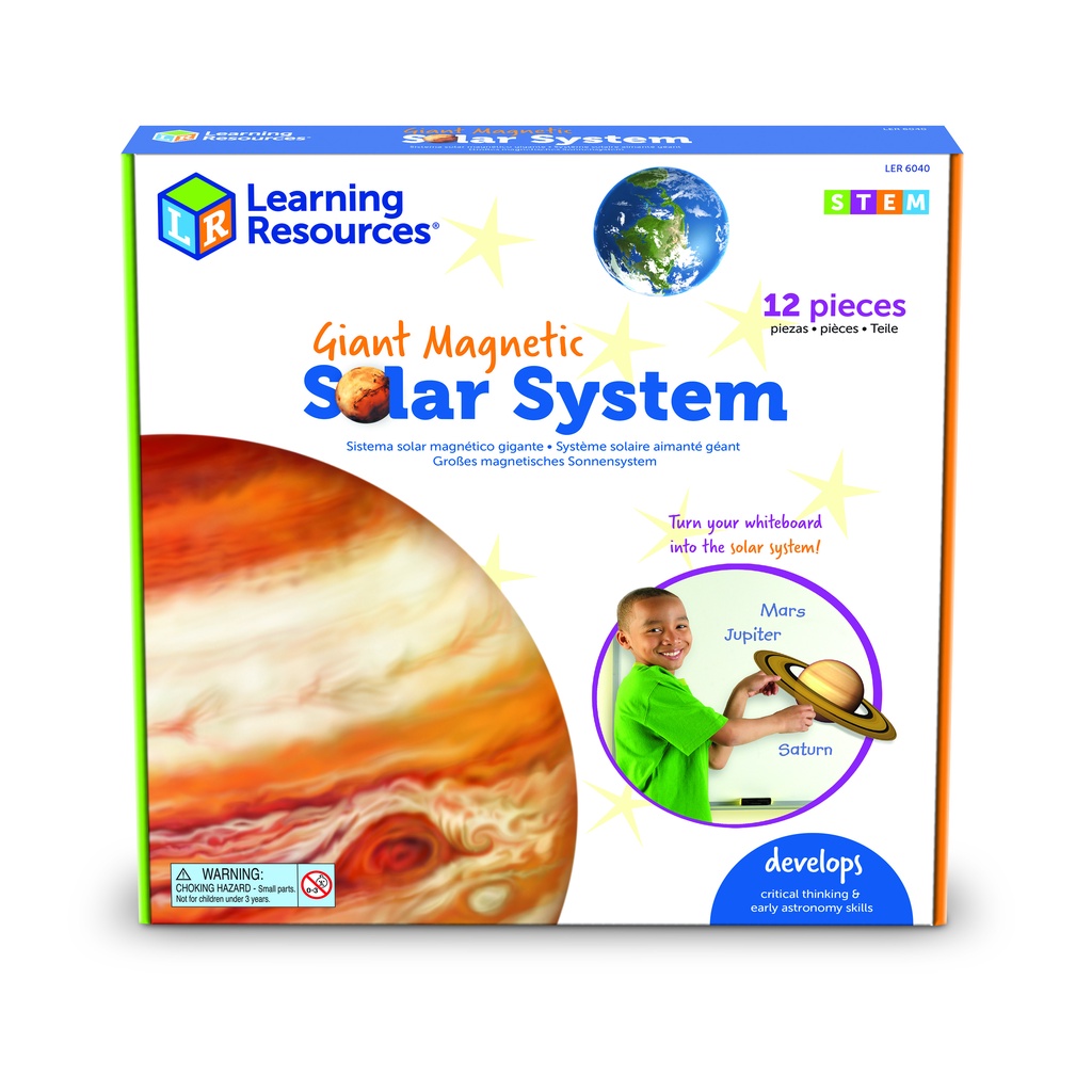 [แบรนด์ Learning Resources] Giant Magnetic Solar System [อายุ 5-9 ขวบ]