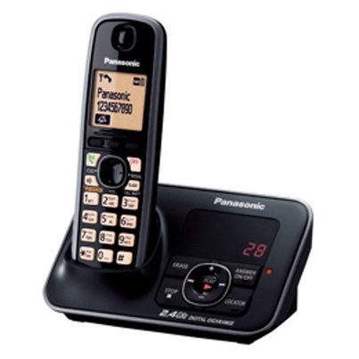 โทรศัพท์ไร้สาย มีระบบตอบรับอัตโนมัติ PANASONIC KX-TG3721BX (ของแท้) รับประกัน 1 ปี KX-TG3721BX