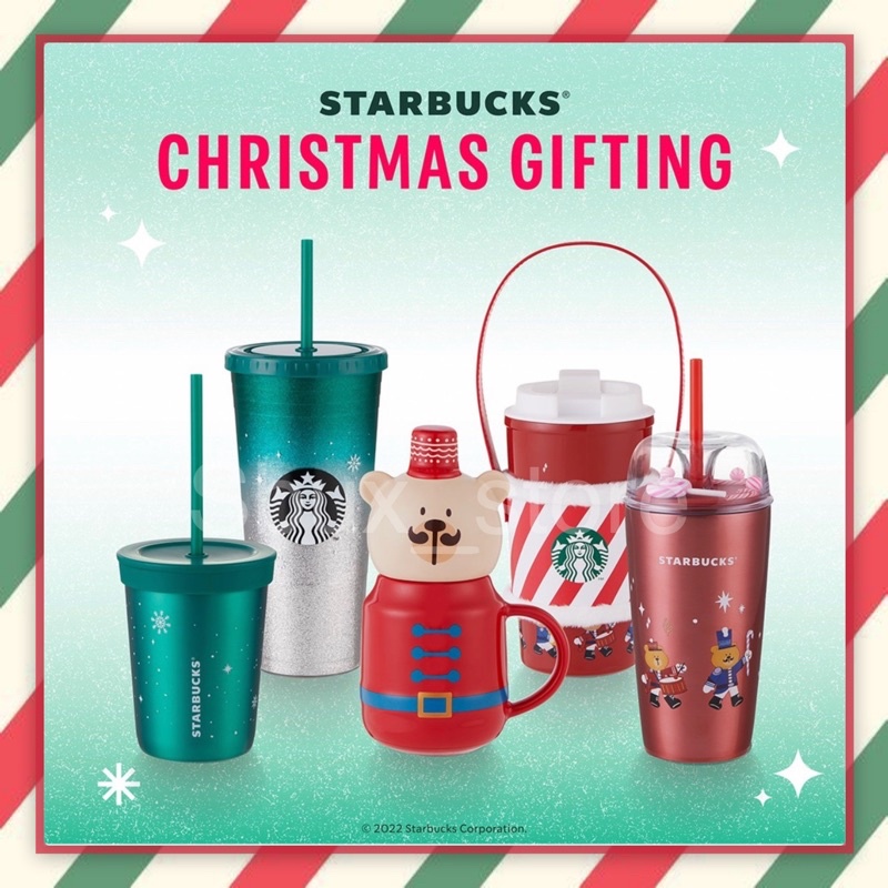 แก้ว Starbucks ของแท้ (🎄Christmas Collection 2022) Preview Day คอลเลคชั่นใหม่พร้อมส่ง‼️  [STARBUCKS THAILAND]