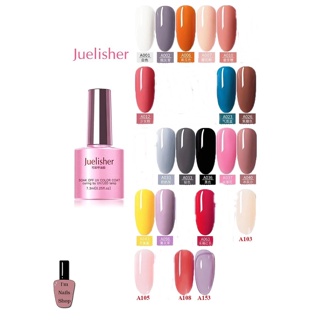 สีทาเล็บเจล สีเจล Juelisher ปริมาณ 7.5ml. สีสวย เงา ติดทนนาน