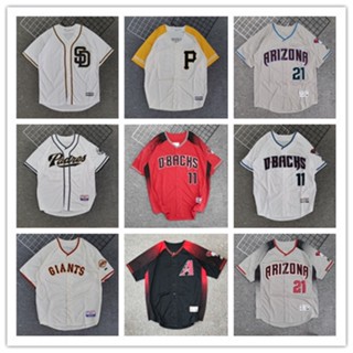 เสื้อกีฬาเบสบอล แขนสั้น ปักลาย Mlb สไตล์ฮิปฮอป พลัสไซซ์