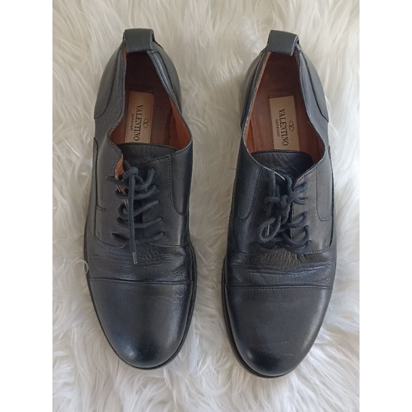 ✌️แท้มือสอง♥️ ไซส์ 36ครึ่ง ขอ35ใส่ Valentino Oxford หนังดี พื้นหนัง DC เต็ม รองเท้าแบรนด์เนมมือสองขอ