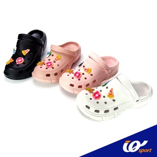 IQ Shoes รองเท้าคร็อก รองเท้าหัวโตแบบสวม มี4สี รหัสY5004