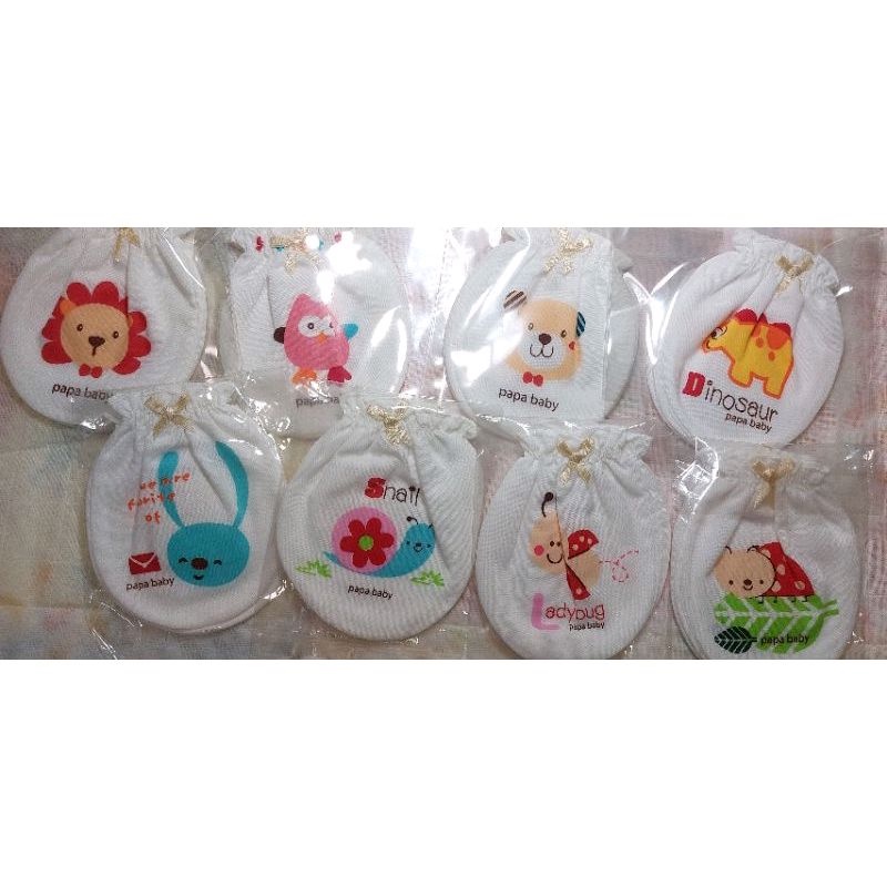 ถุงมือเด็กแรกเกิด papa baby