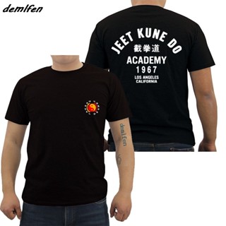 【Plus Size】 ขายดี เสื้อยืดแขนสั้น คอกลม พิมพ์ลาย Jeet Kune Do Academy สไตล์ฮิปฮอป ฮาราจูกุ สตรีท พลัสไซซ์ สําหรับผู้ชาย