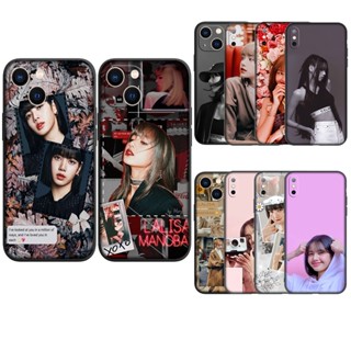 เคสโทรศัพท์มือถือ ซิลิโคนนิ่ม ลาย Blackpink Lisa Kokp QN16 สําหรับ iPhone 8 8+ 7 7+ 6S 6 6+ Plus 5 5S