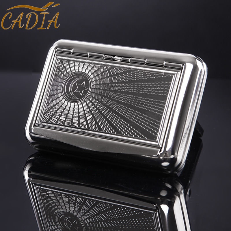 สร้างสรรค์เฉพาะท่อยาสูบกรณีแบบพกพาชุ่มชื้นยาสูบกรณีปิดผนึกที่ไม่ซ้ํากันบางเฉียบโลหะมือม้วนยาสูบกรณียาสูบกรณีบุหรี่กล่องเก็บ - รูปที่ 5