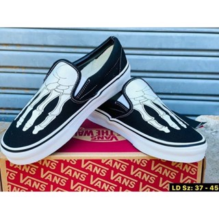 Vans Slip On Skeleton Custom (size37-44) Black