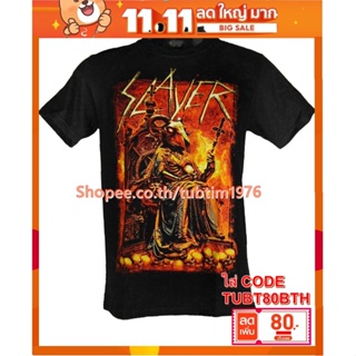 เสื้อวง Slayer เสื้อวินเทจ ลายอมตะ เสื้อวินเทจ สเลเยอร์ SLR1704