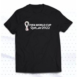 เสื้อยืดคอกลมเสื้อยืด DISTRO QATAR World Cup 2022 TEAM QATARS-4XL