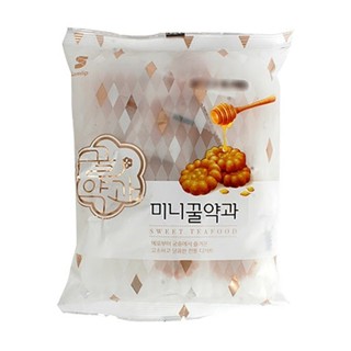 ขนมเกาหลียักกวา คุ้กกี้น้ำผึ้ง ขนมพื้นเมืองเกาหลี 삼립미니꿀약과 SAMLIP MINI HONEY FLAVOR 70g.