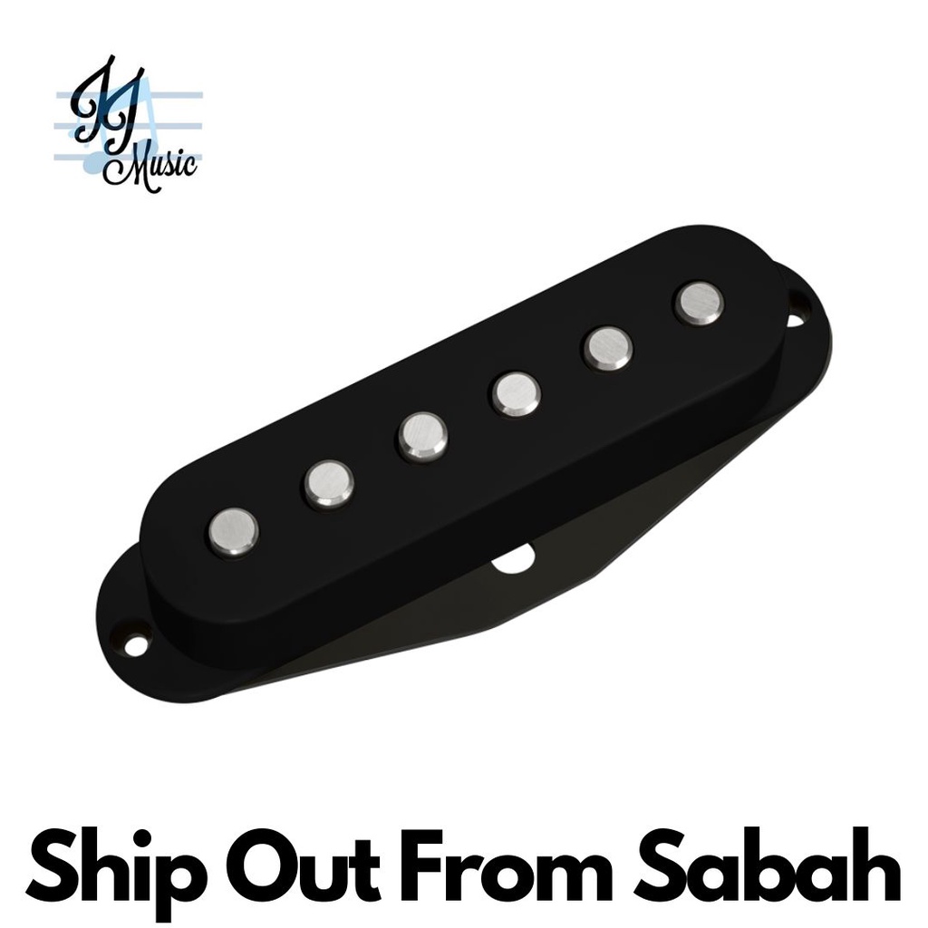 DiMarzio DP416BK Area 61 Single Coil Guitar Pickup, Black (DP416 / DP 416)