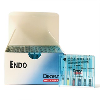 12 Packs/Box Dentsply Dental H-FILE 21mm 25mm 28mm 31mm Endo Root Canal Files Hand Use