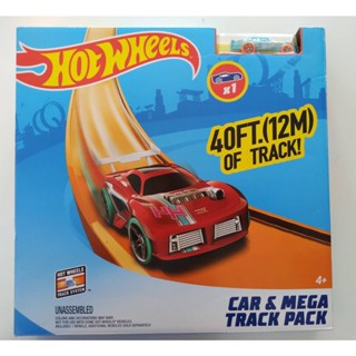 Hot Wheels Car &amp; Mega Track Pack รุ่น  FTL69