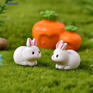 Awheat ใหม่ ตุ๊กตาสัตว์จิ๋ว สําหรับตกแต่งสวน ภูมิทัศน์ ขนาดเล็ก DIY 1 ชุด 3 ชิ้น