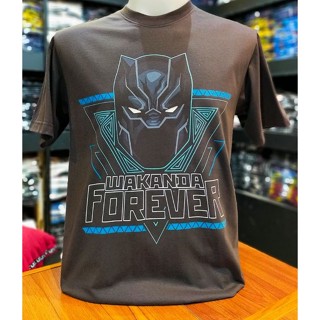 เสื้อยืดMarvel_ลิขสิทธิ์แท้ลายBlackPantherสีเทา(MVX-175)