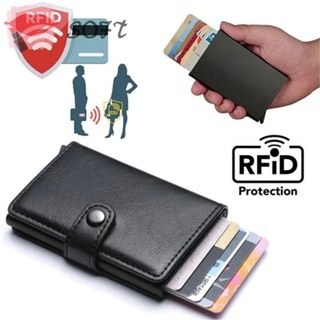 กระเป๋าสตางค์ RFID แบบป๊อปอัพอัตโนมัติ ความนุ่มนวล