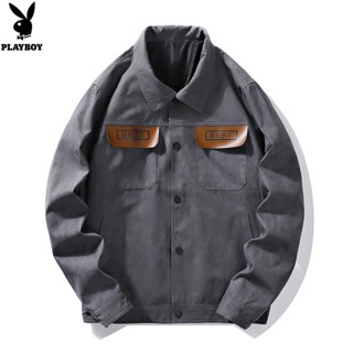 PLAYBOY Autumn New Mens Jacket Handsome Baseball Suit