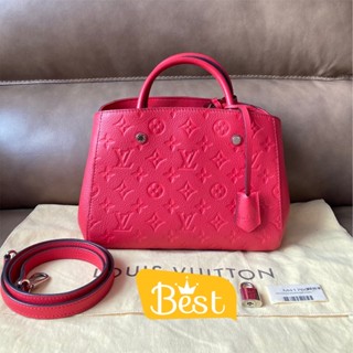 LV Monogram Empreinte Montaigne BB Poppy DC16