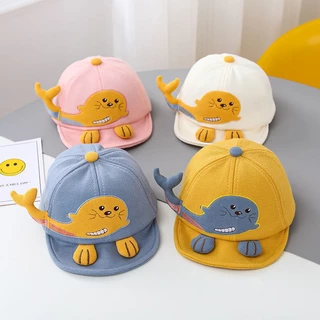 GB11 หมวกเบสบอลประดับหูน่ารักสำหรับเด็ก รอบหัว 45-48CM