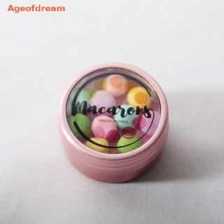 [Ageofdream] ใหม่ กล่องเค้ก มาการองจิ๋ว 1:12 อุปกรณ์เสริม สําหรับตกแต่งบ้านตุ๊กตา